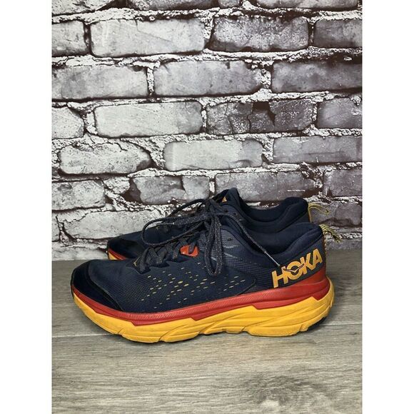 Hoka One Challenger Atr 6 1106510-OSRY Blue Textile Running Shoes Men Sz 8.5M US - Picture 1 of 16